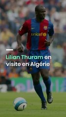Lilian Thuram en visite en Algérie
