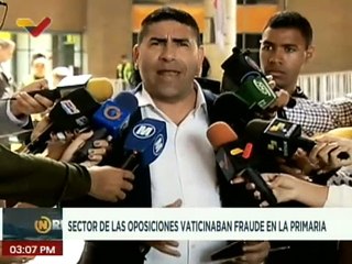 Caracas | Sector de las oposiciones denuncian fraude en las primarias realizadas el pasado domingo
