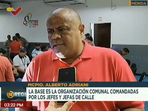 Mérida | Autoridades regionales conforman 254 UPPAZ en el municipio Alberto Adriani