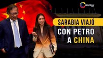 Laura Srabia viajó con el presidente Gustavo Petro a China en comisión gubernamental