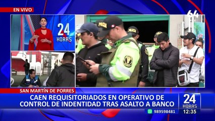 SMP: caen requisitoriados en operativo de control de identidad