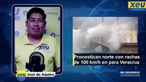 Pronostican norte con rachas de 100 km/h en para Veracruz