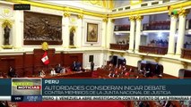 Congreso de Perú impulsa proceso de destitución