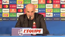 Pioli : «Après le deuxième but, ça a été très difficile» - Foot - C1 - Milan