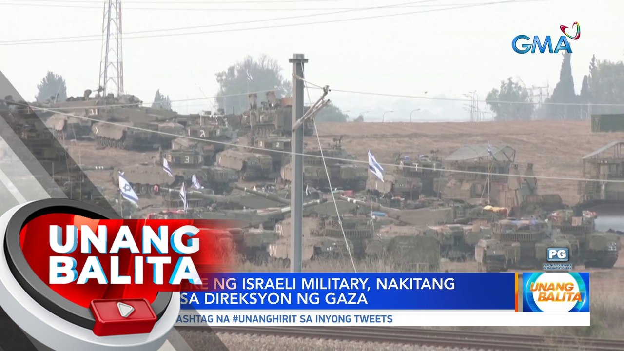 Mga tangke ng Israeli military, nakitang papunta sa direksyon ng Gaza | UB