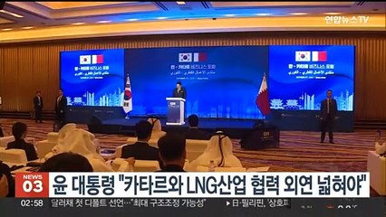 윤 대통령 "카타르와 LNG산업 협력 외연 넓혀야"