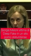 Giorgia Meloni vittima di DEEPFAKE il suo volto utilizzato in un video porno trasmesso in rete