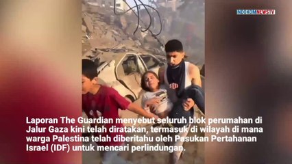 Darah & Air Mata Tumpah di Gaza Serangan Israel masih terus terjadi