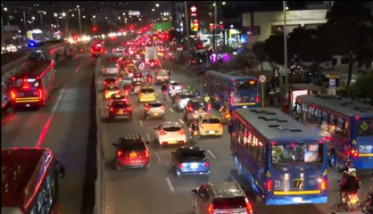 Paro de taxistas en Bogotá