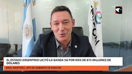 El estado Argentino licitó la banda 5g por más de 875 millones de dólares