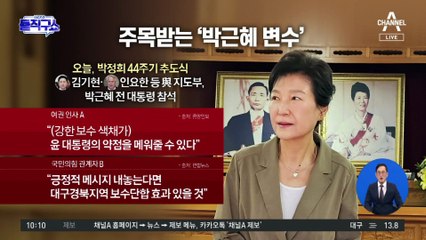 尹 대통령 TK 지지율 비상…주목받는 ‘박근혜 변수’