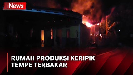 Rumah Produksi Keripik Tempe di Pati Hangus Terbakar