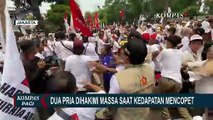 2 Pria Dihakimi Massa saat Kedapatan Mencopet di KPU RI