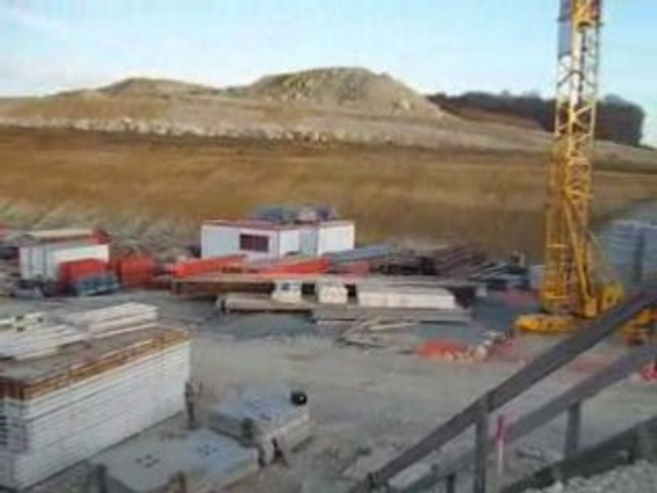 2008 Mars - LGV Rhin-Rhône site de la gare de Meroux