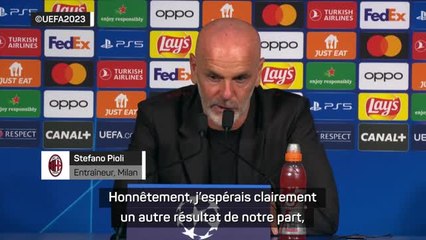 Milan - Pioli : “Nous devons être plus précis, plus efficaces”