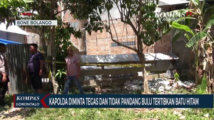 Kapolda Diminta Tegas dan Tidak Pandang Bulu Tertibkan Batu Hitam di Suwawa