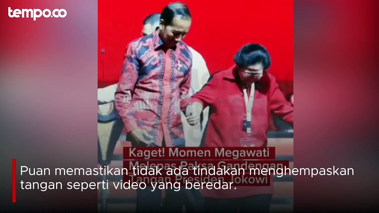 Viral Video Megawati Ogah Digandeng Dan Tepis Tangan Jokowi Begini