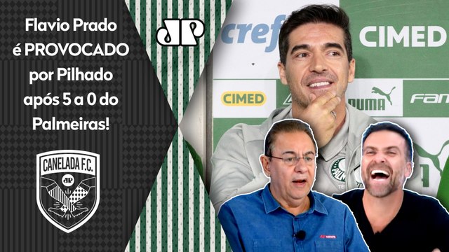 VOCÊ TEM QUE APLAUDIR o Abel, Flavio Prado! O Palmeiras METEU 5 no São Paulo e... Pilhado ALOPRA!