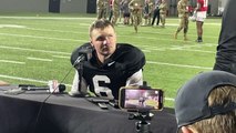 Kyle McCord Talks With The Media Before Wisconsin Matchup