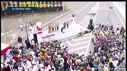[FULL] Jokowi Resmikan Tol Indralaya, Singgung Pembangunan Tol di China
