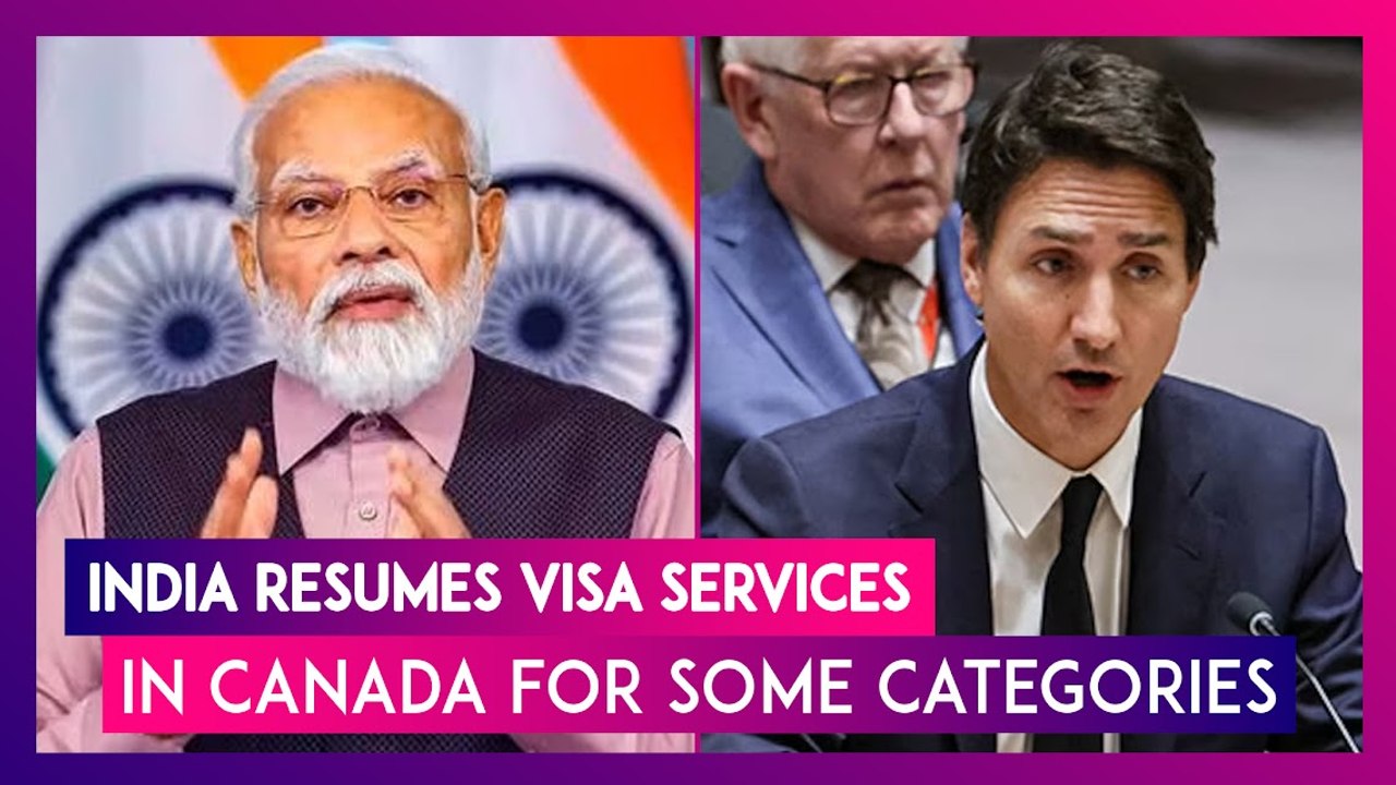 India Resumes Visa Services In Canada For Four...