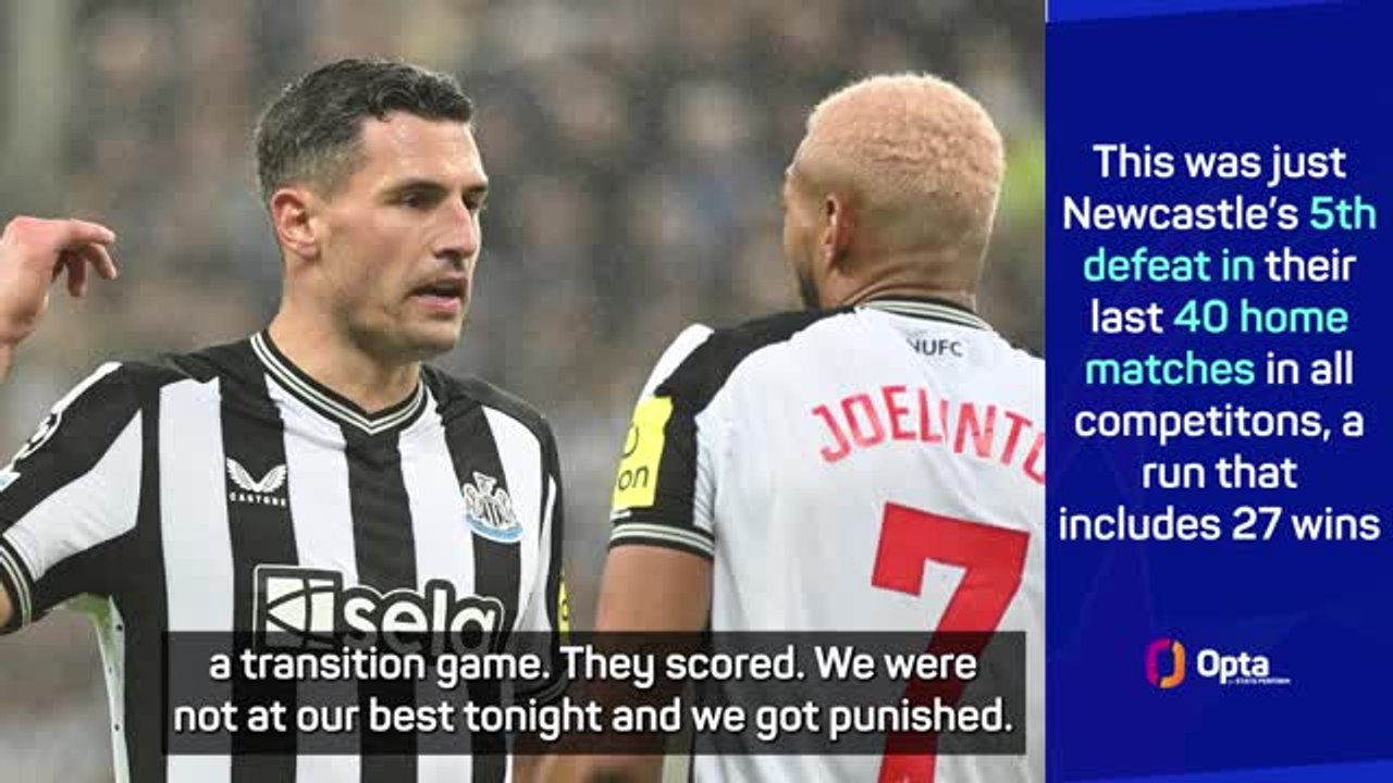Newcastle played into Dortmund's hands, says Jo...