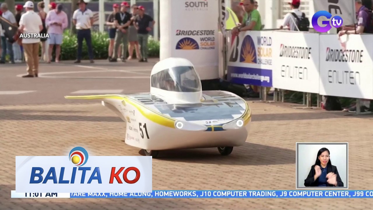 3,000-km solar car race, layong subukan ang potensyal ng solar electric vehicle | BK