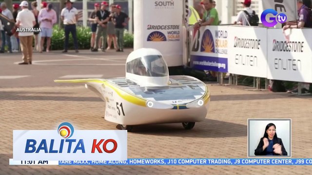 3,000-km solar car race, layong subukan ang potensyal ng solar electric vehicle | BK