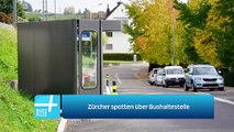 Zürcher spotten über Bushaltestelle