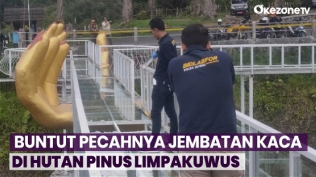 Belum Ada Uji Kelayakan, Tim Labfor Polda Jateng Cek TKP Jembatan Kaca Hutan Pinus Limpakuwus