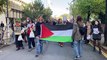 Bristol University students march in support of Palestine
