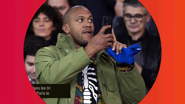 PHOTOS PSG-Milan AC : Raymond Domenech père célibataire avec son grand fils, Matthieu Jalibert et une jolie brune