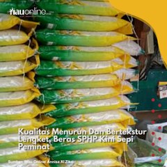 Kualitas Menurun Dan Bertekstur Lengket, Beras SPHP Kini Sepi Peminat