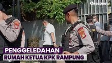2 Jam Lebih Digeledah, Polisi Bawa Koper dan Totebag dari Rumah Ketua KPK di Kertanegara