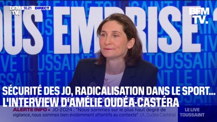 Radicalisation dans le sport, sécurité des JO... L''interview de la ministre des Sports
