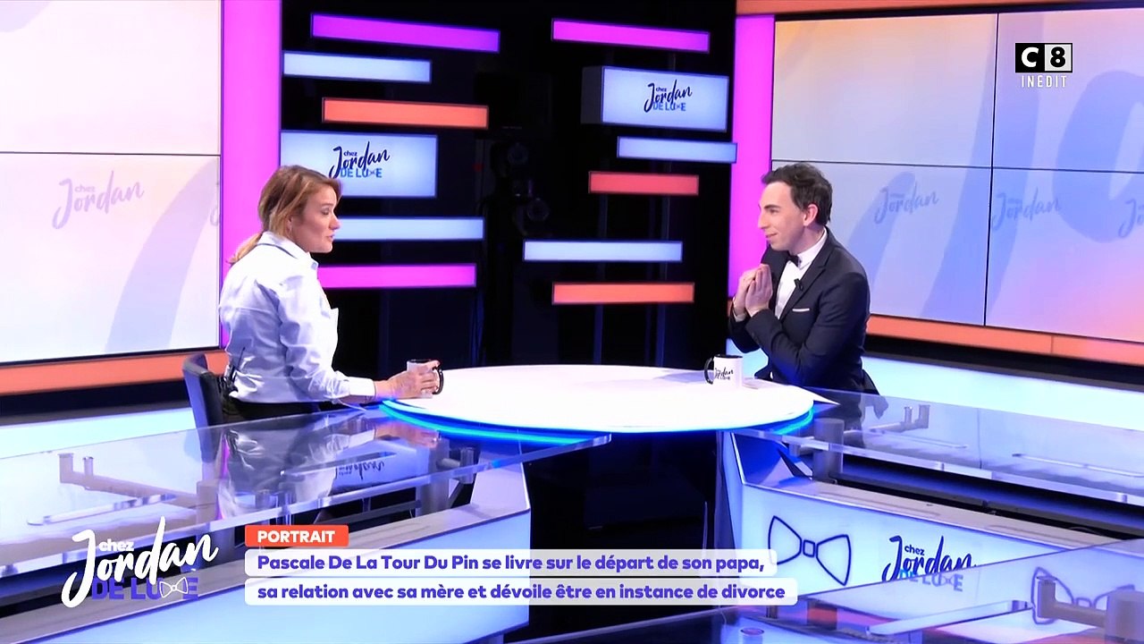 Pascale de la Tour du Pin révèle être en instance de divorce avec son mari comte. "Chez Jordan", C8