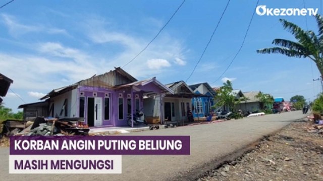 Ratusan Rumah Porak-poranda Diterjang Puting Beliung di Barito Kuala, Korban Masih Mengungsi