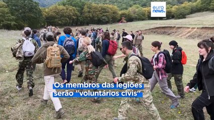 Organizações paramilitares georgianas com sucesso crescente
