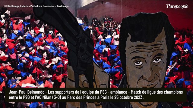 Jean-Paul Belmondo : Paul très ému par le magnifique hommage rendu à son père par les supporters du PSG