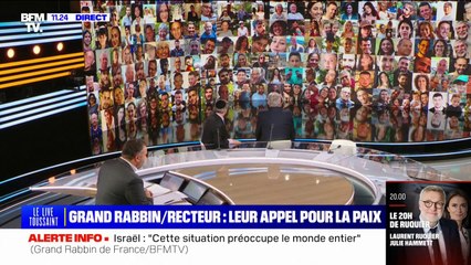 Otages du Hamas: "Ils nous manquent par leur humanité", souligne le grand rabbin de France