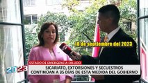 Sicariato, extorsiones y secuestros continúan a 35 días del estado de emergencia