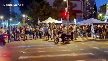 İsrail’de Netanyahu karşıtlarından “yakınlarımızı geri getirin” protestosu