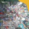 Tak Kunjung Tuntas, Tumpukan Sampah Hiasi Jalanan Kota Pekanbaru