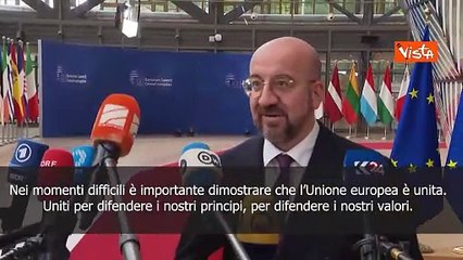 Michel: Condanniamo Hamas, Israele ha diritto a difendersi