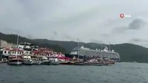 Marmaris'e 2 bin 646 yolcu getiren kruvaziyer gemisi