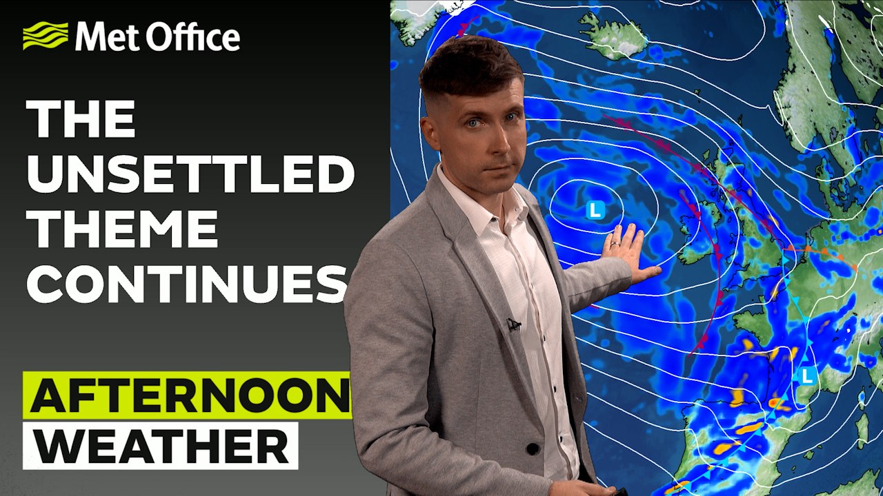Met Office Afternoon Weather Forecast 26/10/23 - Further rain or showers
