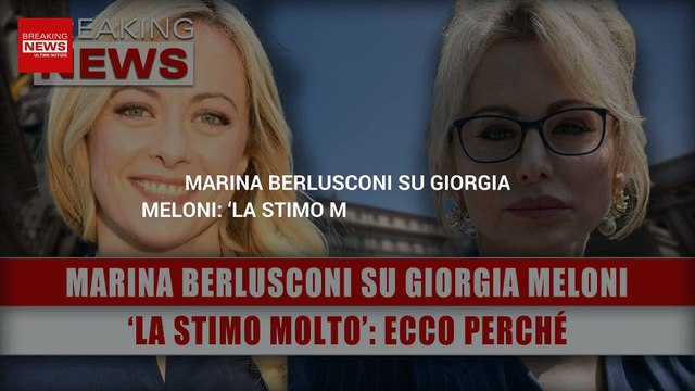 Marina Berlusconi Su Giorgia Meloni: ‘La Stimo Molto’, Ecco Perché!