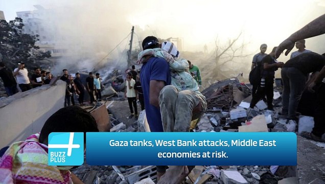 Gaza tanks, West Bank attacks, Middle East economies at risk.