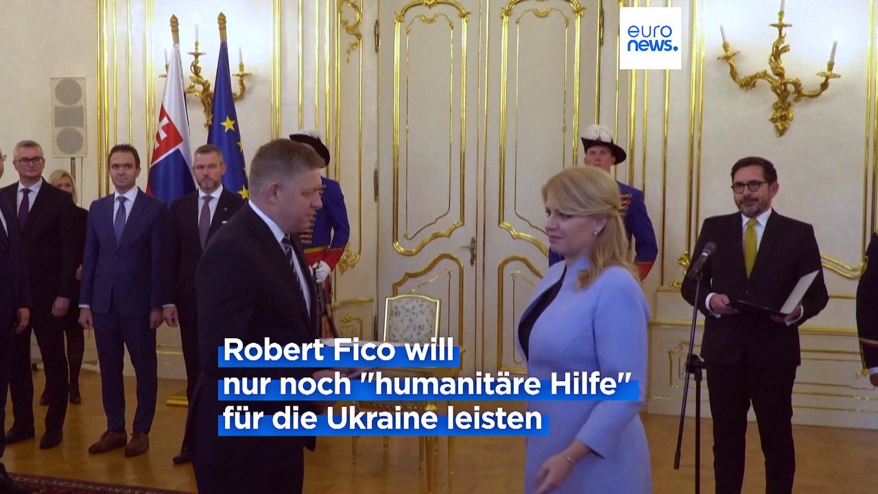 Die Slowakei will Militärhilfe für die Ukraine einstellen