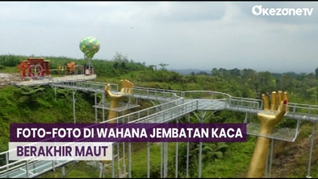 Wahana Wisata Jembatan Kaca di Banyumas Tiba-Tiba Pecah, 1 Wisatawan Tewas